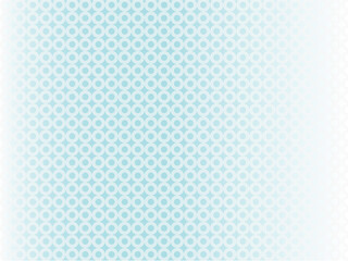 透明感のあるパターン生地ブルー