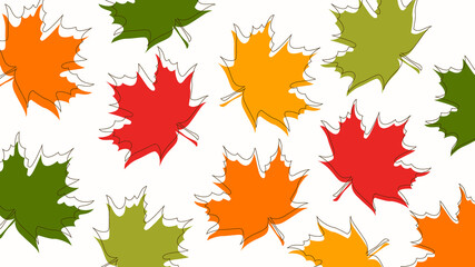 autumn, autumn background, colored leaves, autumn leaves, maple leaf