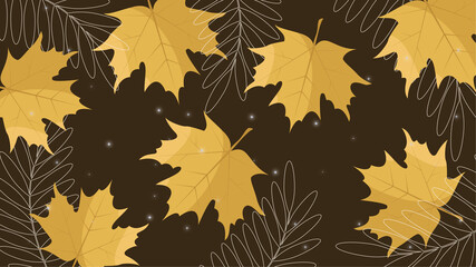 autumn, autumn background, colored leaves, autumn leaves, maple leaf