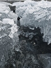 ice on the river