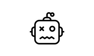 technology auto future icon vector simple black line web icon vector illustration. Editable stroke. 48x48 Pixel Perfect.