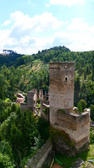 Blick auf die alte Burg Kollmitz, Burgruine Kollmitz