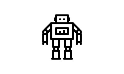 technology auto future icon vector simple black line web icon vector illustration. Editable stroke. 48x48 Pixel Perfect.