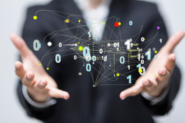 Business intelligence analyst dashboard on virtual