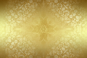 Golden Abstract  decorative paper texture  background  for  artwork  - Illustration