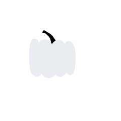 Autumn pumpkin plant Agriculture symbol. Fall decor. Fresh healthy food.