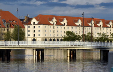 Fototapeta premium Brücke über einem Kanal in Kopenhagen