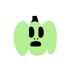 Autumn halloween scary pumpkin. Harvest season.