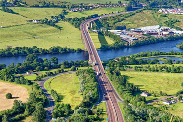The view from the top of Kinnoull Hill - Perth - Scotland