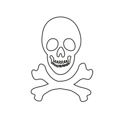 halloween scary bones skeleton