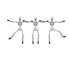 halloween scary bones skeleton