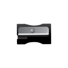 Flat planer vector. Pencil sharpening mark.