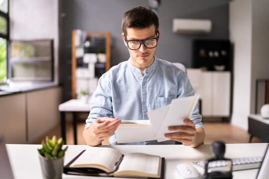 Reading Post Letters Or Mail