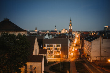 Fototapeta na wymiar Panorama Poznania