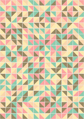 Abstract Geometric Pattern generative computational art illustration