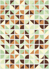 Abstract Geometric Pattern generative computational art illustration