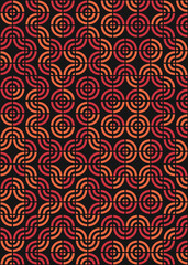 Abstract Geometric Pattern generative computational art illustration