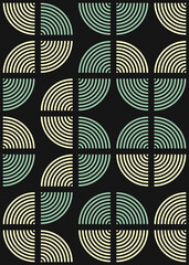 Obraz premium Abstract Geometric Pattern generative computational art illustration