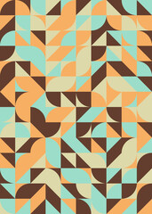 Abstract Geometric Pattern generative computational art illustration