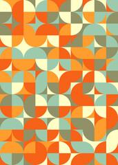 Abstract Geometric Pattern generative computational art illustration