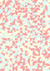 Abstract Geometric Pattern generative computational art illustration