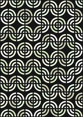 Abstract Geometric Pattern generative computational art illustration