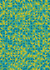 Abstract Geometric Pattern generative computational art illustration