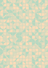 Abstract Geometric Pattern generative computational art illustration