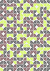 Abstract Geometric Pattern generative computational art illustration