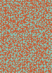 Abstract Geometric Pattern generative computational art illustration