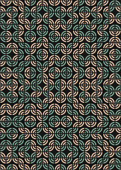 Abstract Geometric Pattern generative computational art illustration