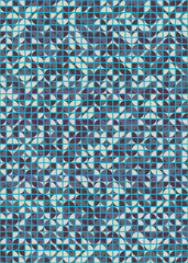 Abstract Geometric Pattern generative computational art illustration