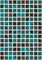 Abstract Geometric Pattern generative computational art illustration