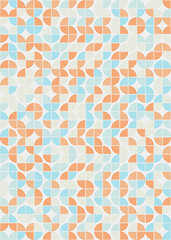 Abstract Geometric Pattern generative computational art illustration