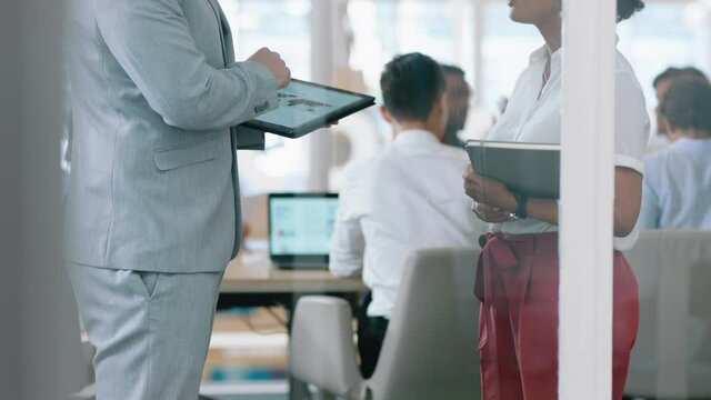 businessman boss shaking hands with intern woman manager giving promotion congratulations for successful performance in corporate office workplace 4k