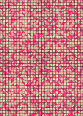 Abstract Geometric Pattern generative computational art illustration