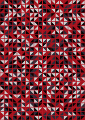 Abstract Geometric Pattern generative computational art illustration