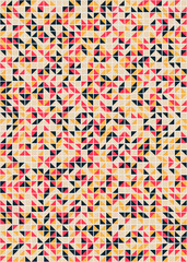 Abstract Geometric Pattern generative computational art illustration