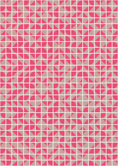 Abstract Geometric Pattern generative computational art illustration