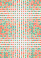 Abstract Geometric Pattern generative computational art illustration