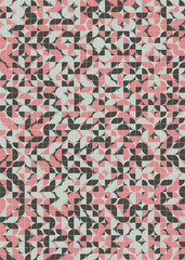 Abstract Geometric Pattern generative computational art illustration