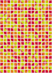 Abstract Geometric Pattern generative computational art illustration