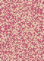 Abstract Geometric Pattern generative computational art illustration