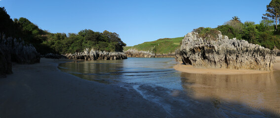 Playa de Berellín, Val de San Vicente, Cantabria, España