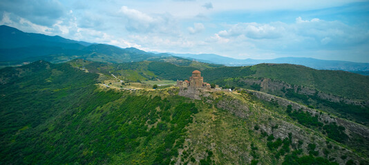 An Orthodox monastery on the mountain