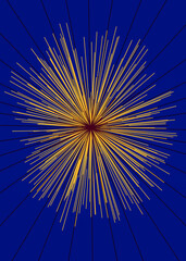 abstract background with fireworks