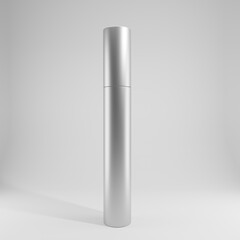 metal mascara cosmetic beauty 3d mockup care 