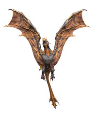 Fototapeta premium master dragon is flying up super fast