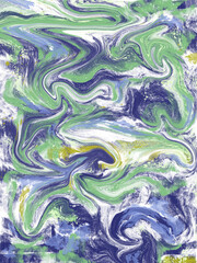 An Abstract Digital Swirly Painting