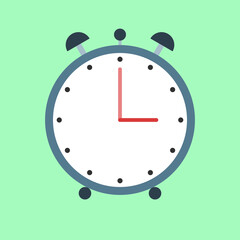 Vector illustration of alarm clock.